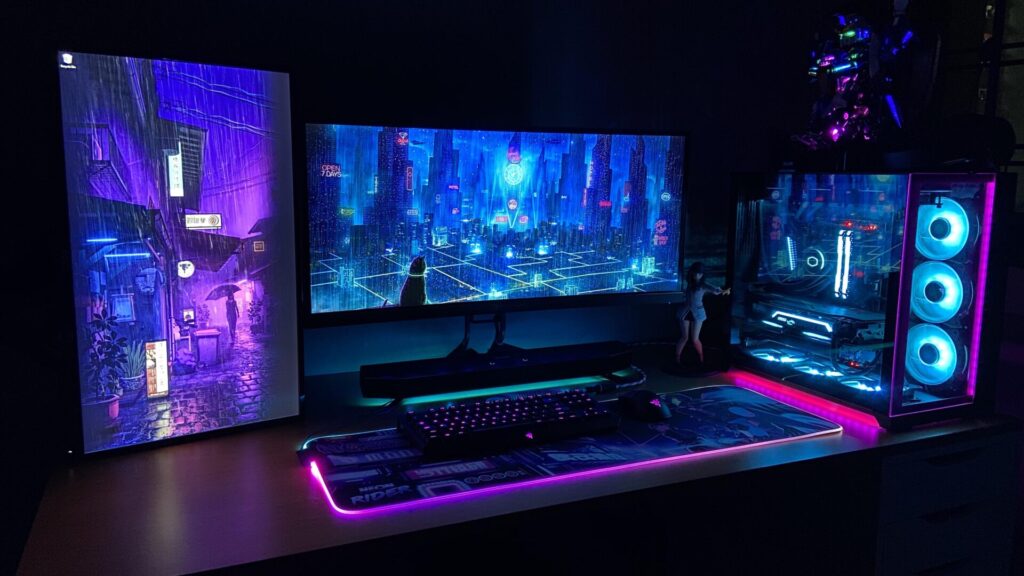 Put a light bar above the monitor to light up my desk area a bit, happy  with how it looks! Any suggestions? : r/battlestations