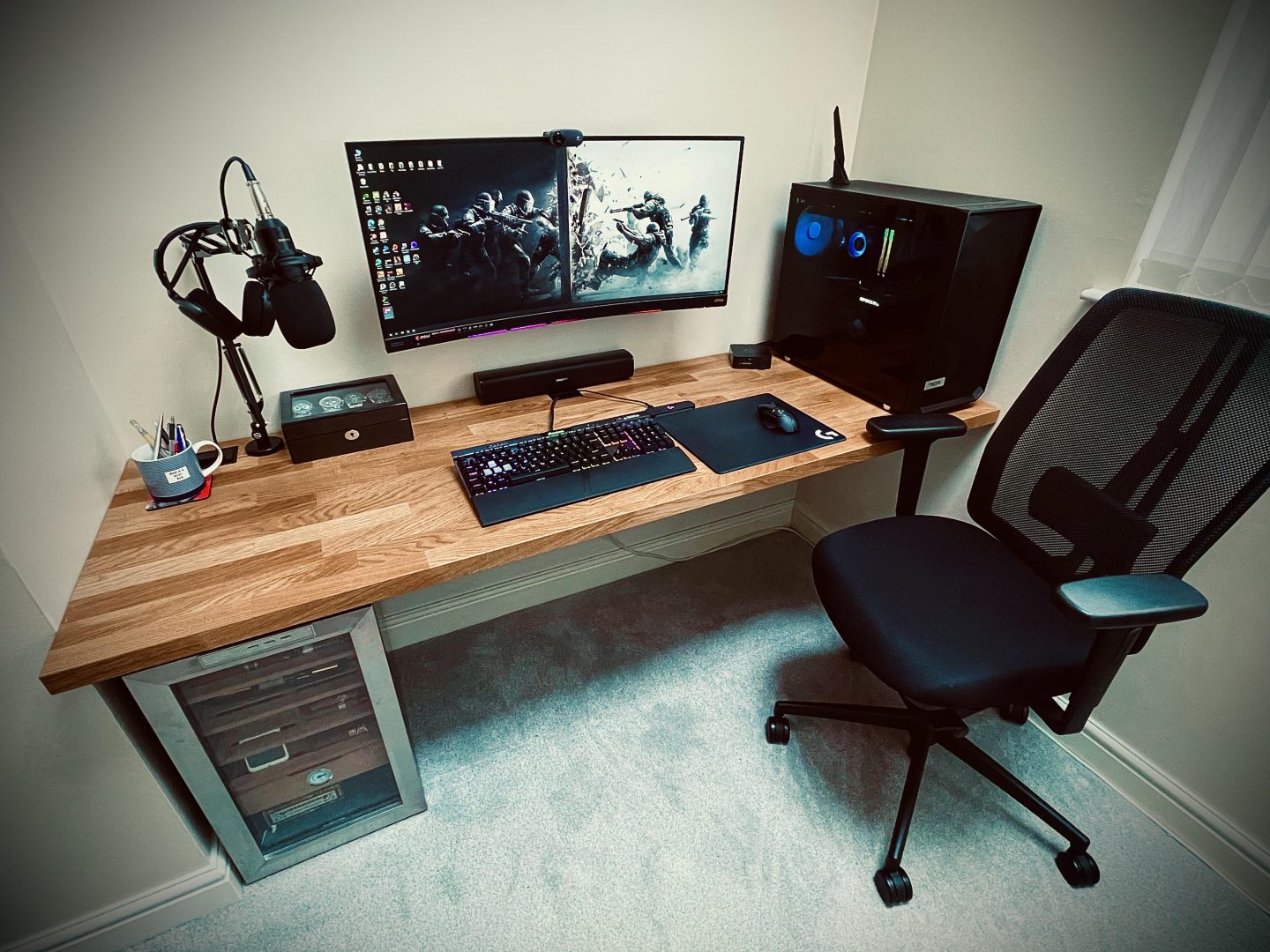 oak karlby desk